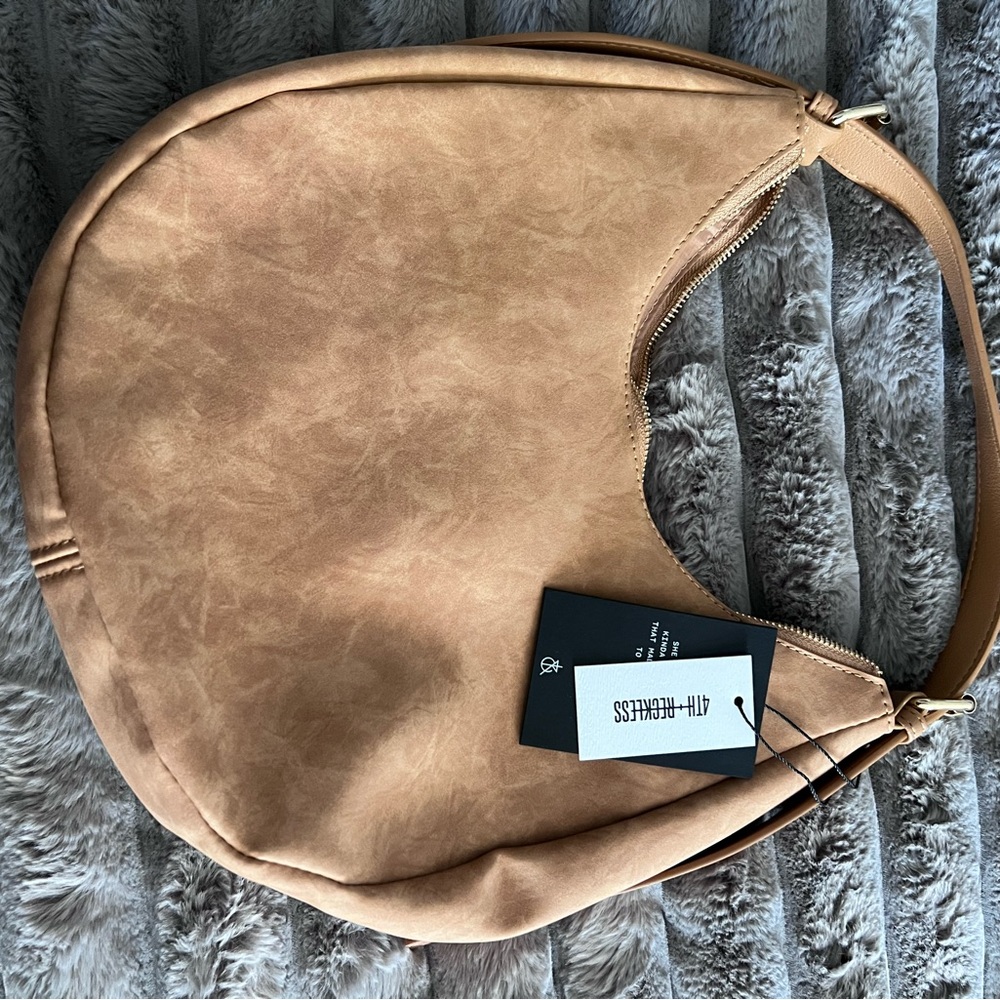 Chic Tan Hobo Bag